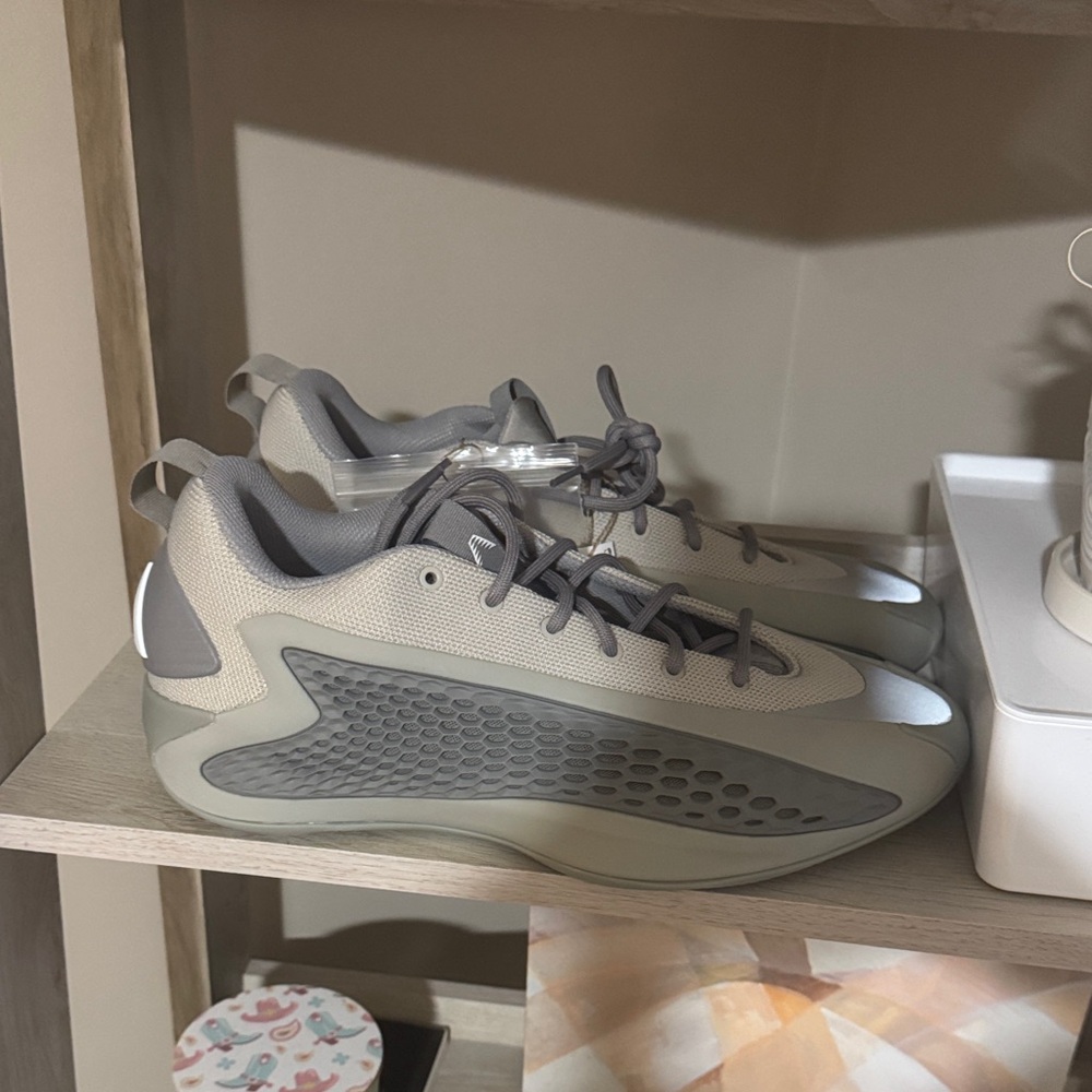 Adidas Anthony Edward 1 Gray Athletic Shoes